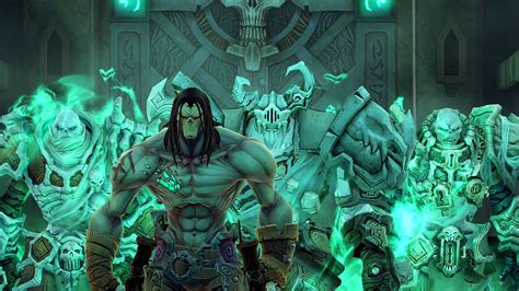 Darksiders II is the second installment in the Darksiders series and was developed by Vigil Games. It was published by THQ on August 14th, 2012 in North America and is the parallel sequel to Darksiders . In 2015 a remastered version called Darksiders II Deathinitive Edition was released. 